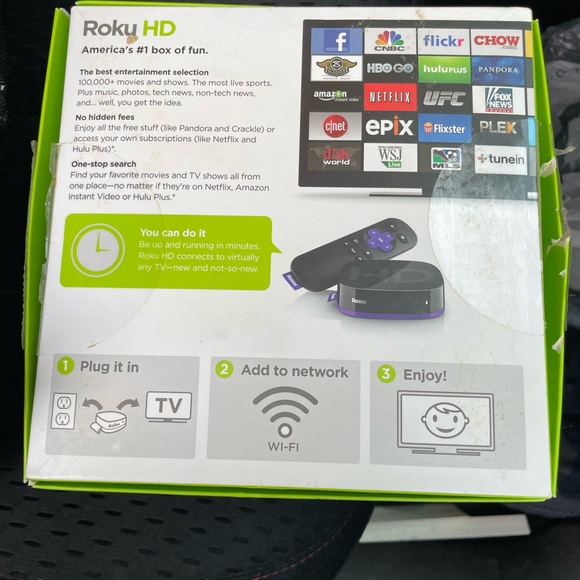 Complete Roku HD Wireless Streaming Box includes all accessories + - Picture 4 of 5